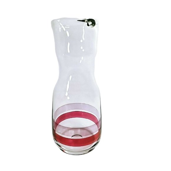 Decanter Pitcher Glass Carafe Wine Juice 11" Tall - Picture 2 of 8